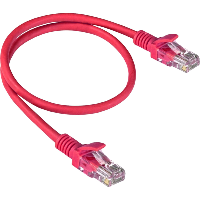 Изображение товара Патч-корд витая пара ExeGate UTP-RJ45-RJ45-5e-1,5M-RD 5e 1,5 м