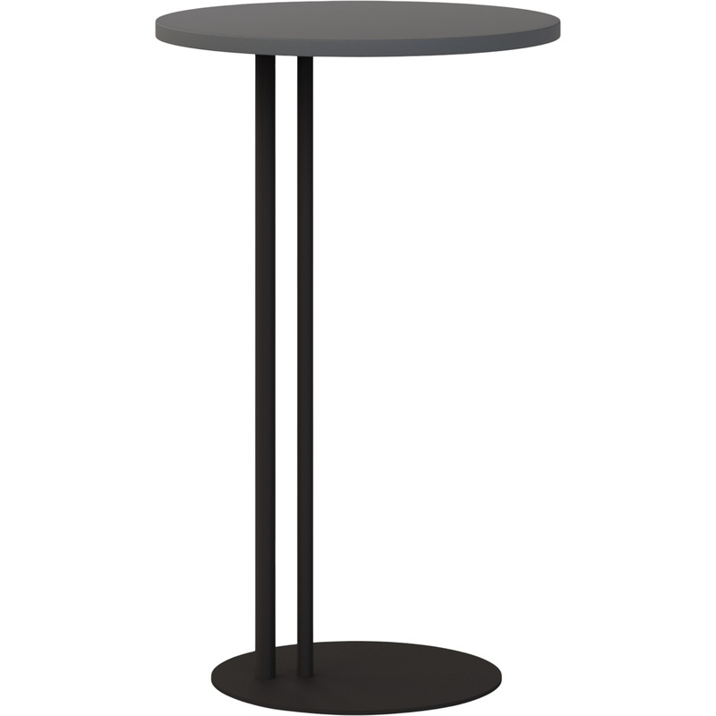 Изображение товара Стол журнальный Юма (графит/чёрный, 392х392х643 мм)