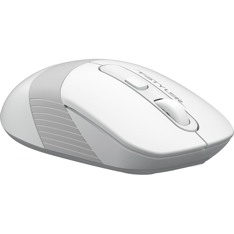 Изображение товара Уценка. Мышь беспроводная A4Tech Fstyler FG10S бело-серая (FG10S WHITE). уц_тех