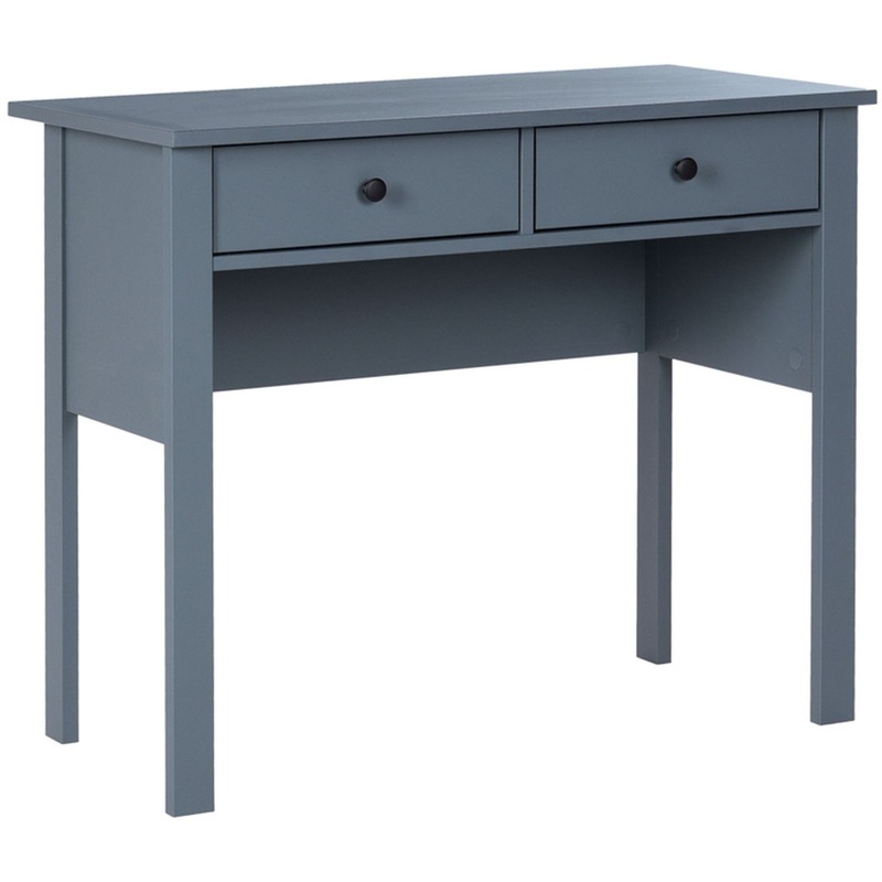 Изображение товара Туалетный столик с двумя ящиками ГУД ЛАКК Сага (тёмно-бирюзовый, 920х450х768 мм)