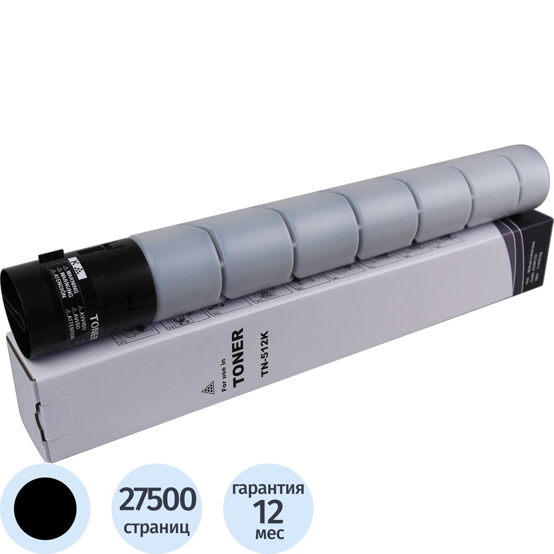 Изображение товара Картридж лазерный Konica Minolta TN-512K черный оригинальный