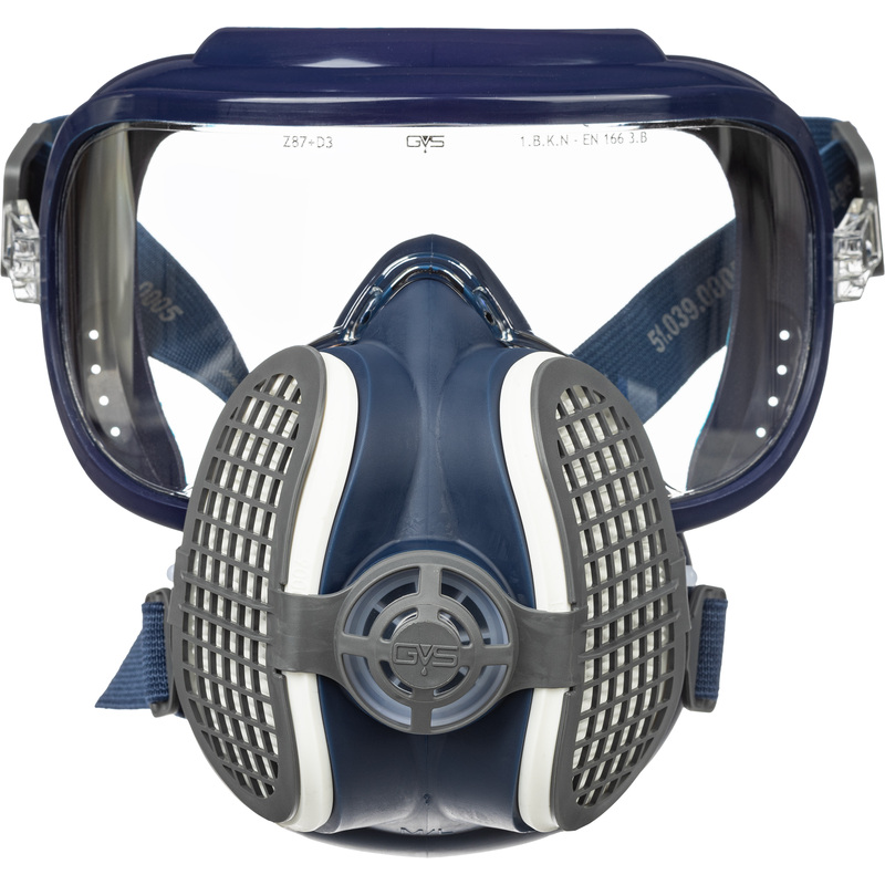 Изображение товара Полумаска Elipse GVS Integra размер M/L с очками в комплекте со сменными фильтрами P3 (SPR406IFUC)