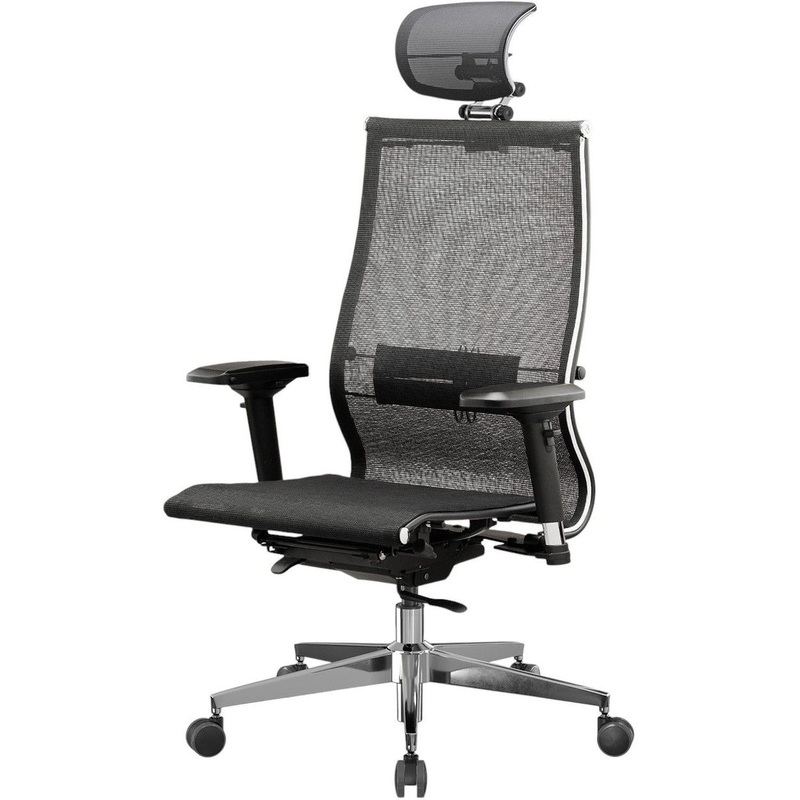 Изображение товара Кресло для руководителя Ergolife TV эргономичное чёрное (сетка, металл)