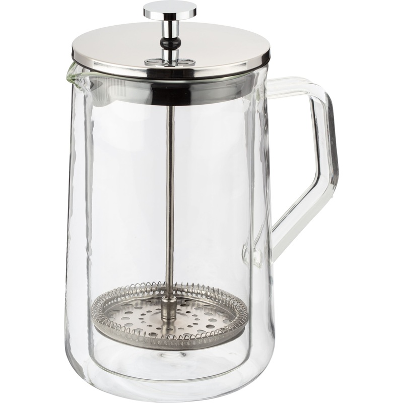 Изображение товара Френч-пресс Комус Кирай 1 л — термостойкое стекло, нержавеющая сталь Изображение товара Френч-пресс Комус Кирай 1 л — термостойкое стекло, нержавеющая сталь