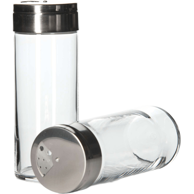 Изображение товара Набор для специй Pasabahce Бейзик 43890B 2 предмета (солонка, перечница)