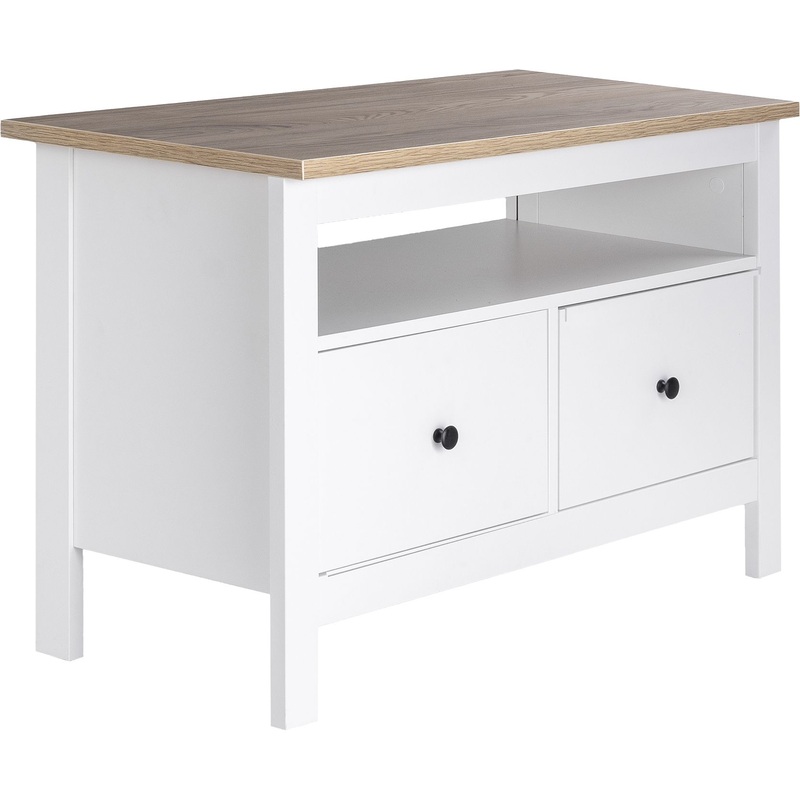 Изображение товара Тумба ГУД ЛАКК Сага (ясень/белый, 904х414х622 мм, 2 ящика)