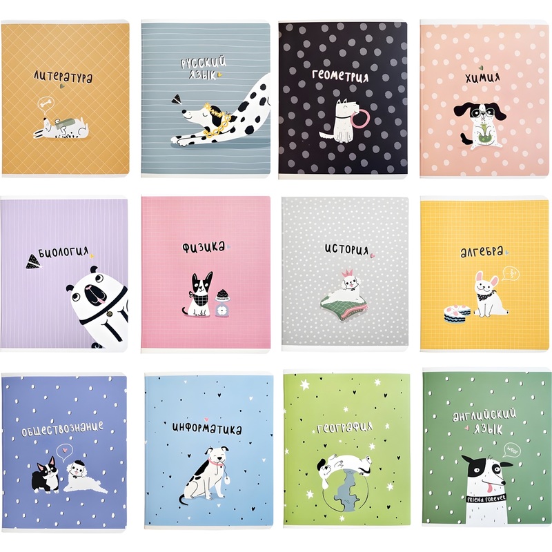 Изображение товара Тетрадь предметная Be Smart Pets А5 48 листов с рисунком