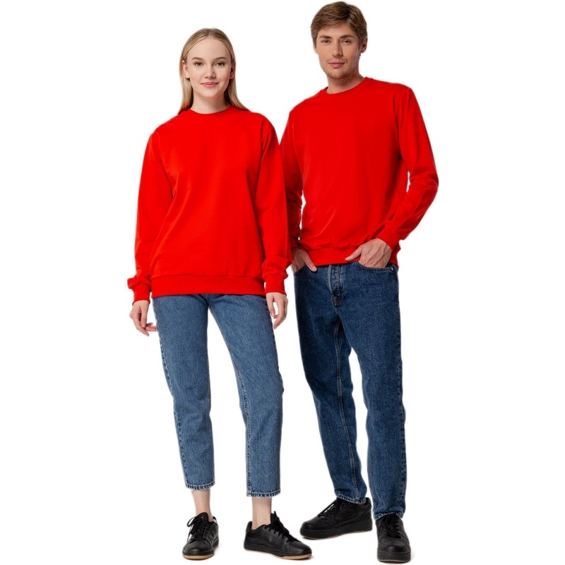 Изображение товара Свитшот Toima 2.0 красный унисекс M из хлопка с кастомизацией