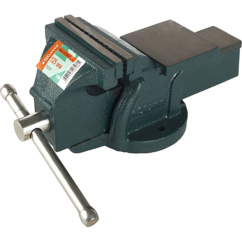 Изображение товара Слесарные тиски Sturm! 1075-04-125 профессиональные стальные 125 мм