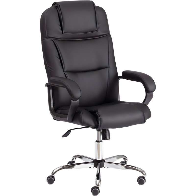Кресло для руководителя Easy Chair Priority чёрное (экокожа
