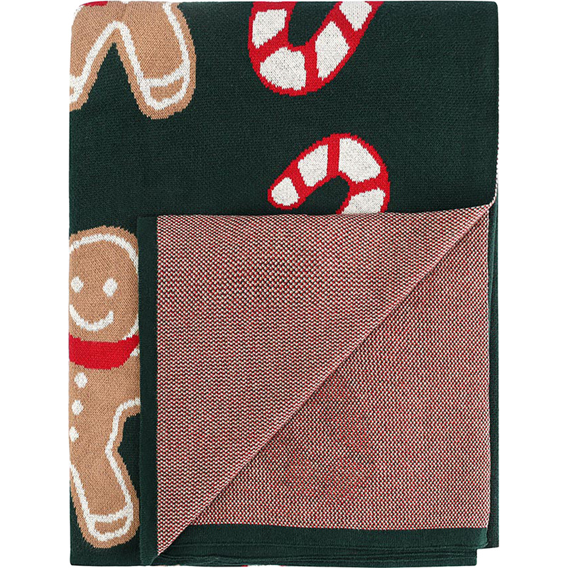 Изображение товара Плед Tkano New Year Essential хлопок 130x180 см разноцветный (TK25-TH0002)