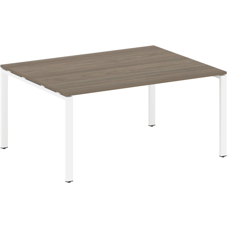 Изображение товара Стол для переговоров Metal System Style БП.ПРГ-1.4 (вяз благородный/белый, 1600x1235x750 мм)