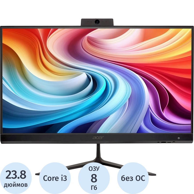 Изображение товара Моноблок Acer Aspire C24B 23.8 дюйма с процессором Intel Core i3