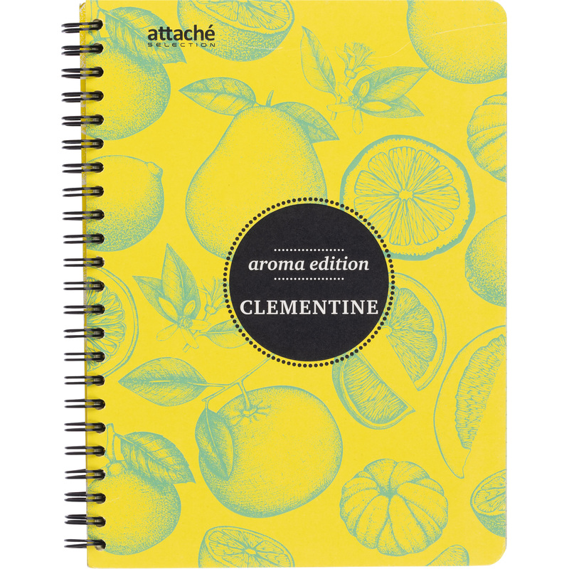 Изображение товара Бизнес-тетрадь Attache Selection А5 100 листов желтая с ароматом клементина