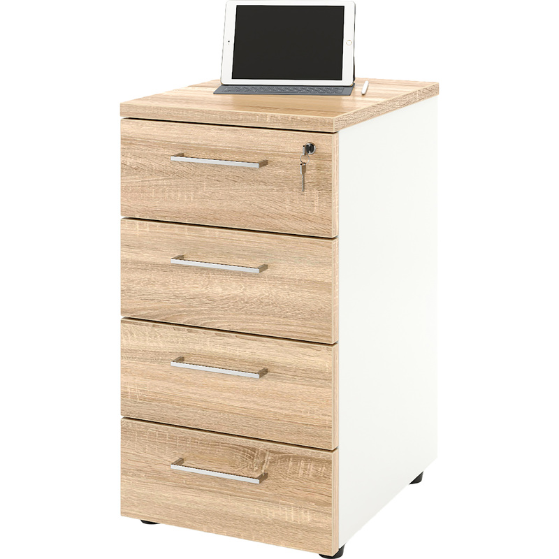 Изображение товара Тумба приставная Zamm Формат 11792 с центральным замком и 4 ящиками