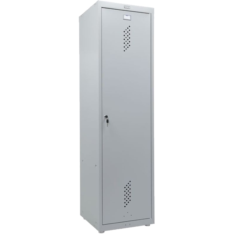 Изображение товара Шкаф хозяйственный металлический ML-11-50U (LS-11-50) 1 отделение (серый, 500х500х1830 мм)