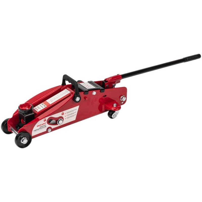 Изображение товара Гидравлический подкатной домкрат Rexant 2.5 тонны 80-0605 с фиксацией и безопасностью