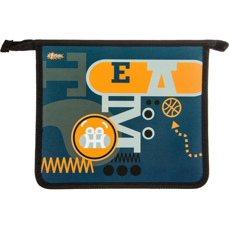 Изображение товара Папка для тетрадей Комус Класс Team А5 с молнией