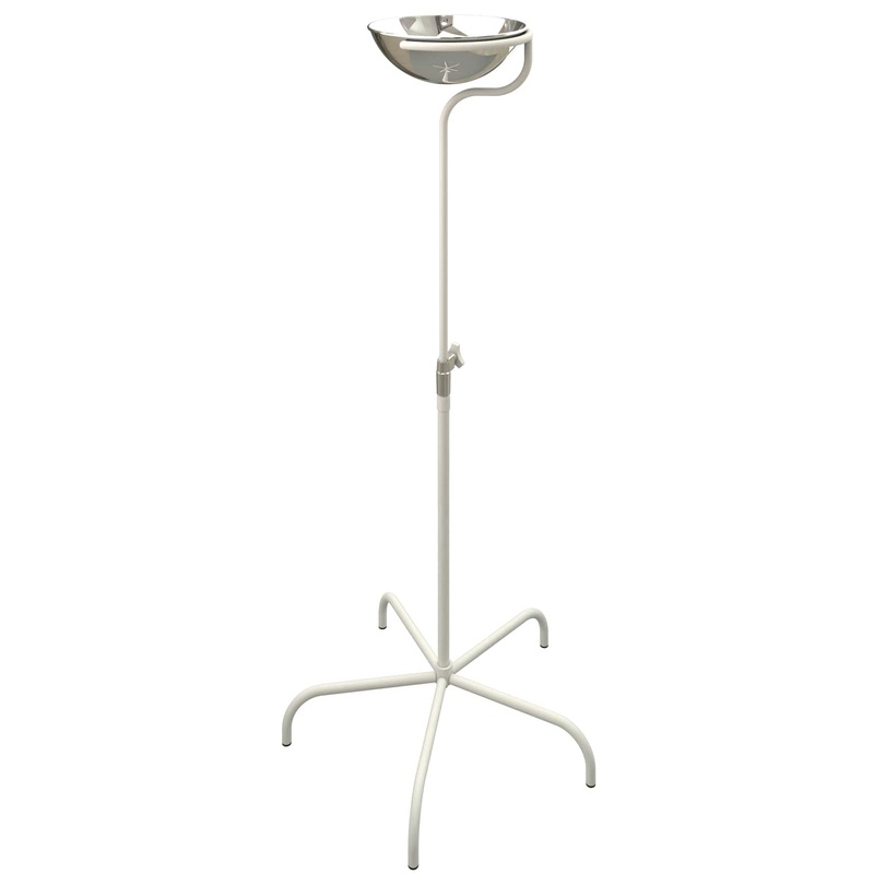 Изображение товара Медицинская подставка для тазов ПТм-МСК-305-01 регулируемая белая Изображение товара Медицинская подставка для тазов ПТм-МСК-305-01 регулируемая белая