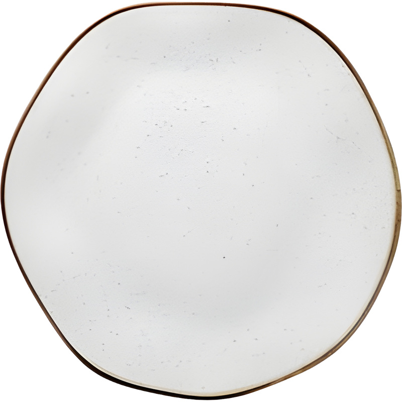 Изображение товара Тарелка обеденная Oxford Ryo Maresia фарфор 27.5 см белая и коричневая