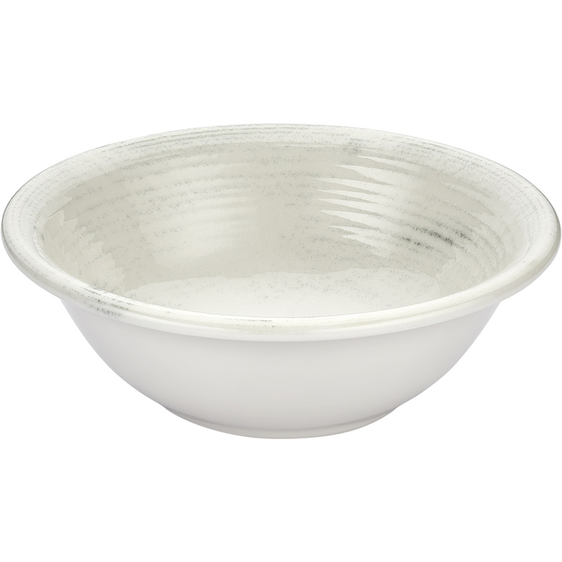 Изображение товара Салатник фарфоровый By Bone Falme Grey 15 см 350 мл белый/серый (6 штук в упаковке)