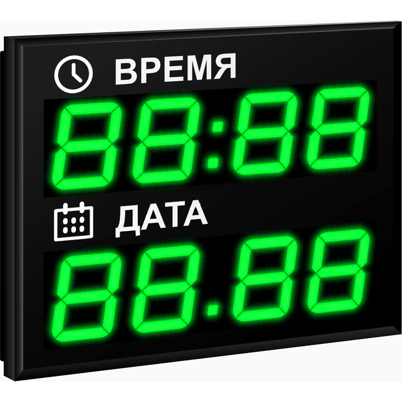 Изображение товара Электронное табло Импульс-410K-NOVA-D10-G 480x400 мм внутри помещения