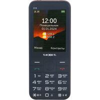 Мобильный телефон TeXet TM-315 черный/красный (127291)