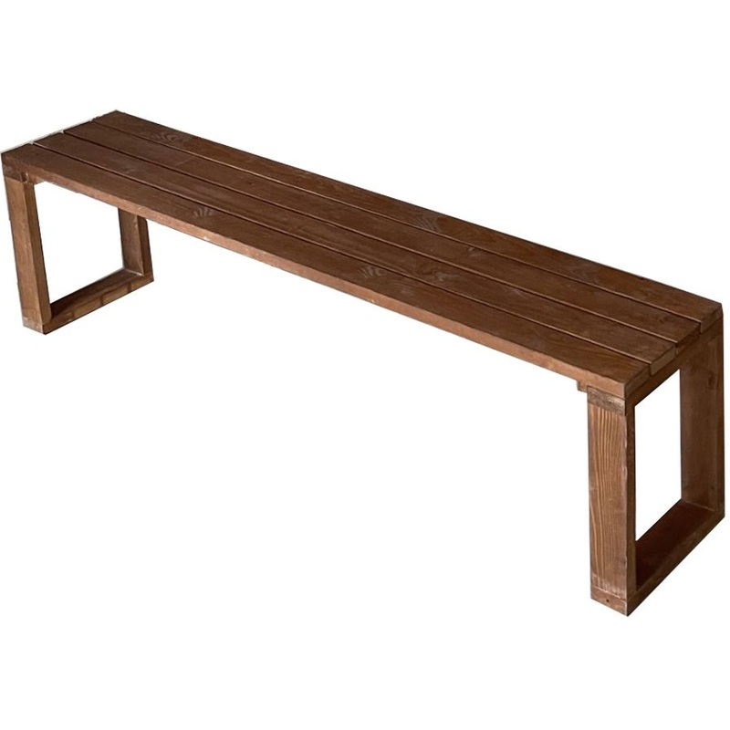 Изображение товара Садовая скамья Дятел коричневый 1530х290х395 мм надежное решение для сада