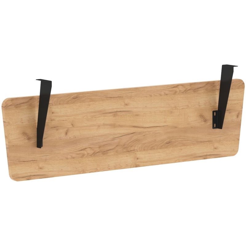 Изображение товара Лицевая панель Jay JDST 1130 дуб бофорд/антрацит 1130х18х300 мм офисный мебельный элемент