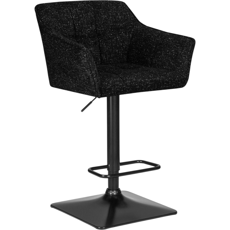 Изображение товара Стул барный DOBRIN RALF чёрный (текстиль, металл)