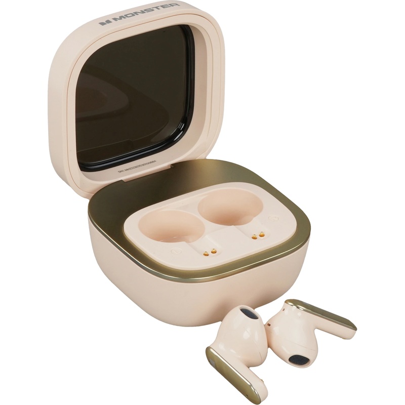 Изображение товара Беспроводные наушники Monster N-lite 212, Bluetooth, IP X5, микрофон, бежевый