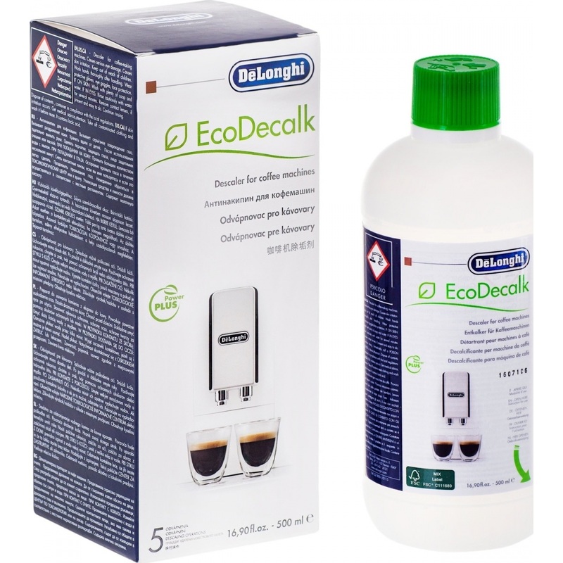Изображение товара Жидкость для удаления накипи DeLonghi EcoDecalk 500 мл для кофемашин