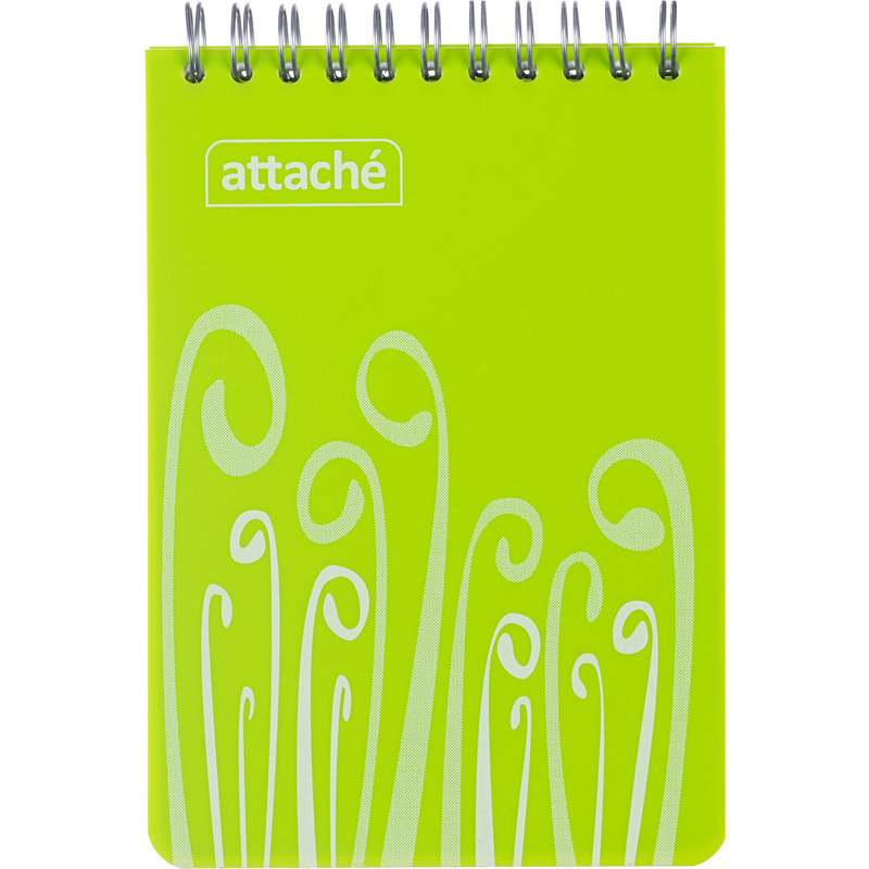 Изображение товара Блокнот Attache Fantasy А6 80 листов салатовый в клетку на спирали (103х160 мм)