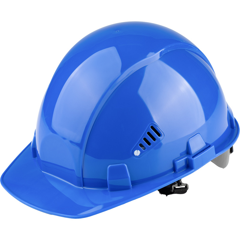 Изображение товара Защитная каска TOPFORT Стандарт 206 синяя с храповым механизмом