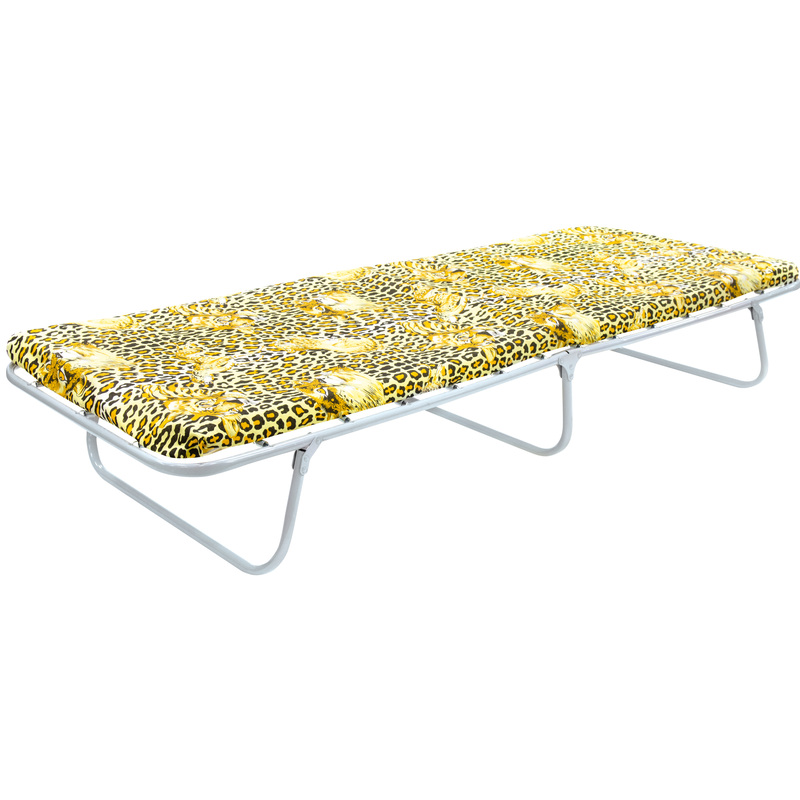 Изображение товара Раскладушка Нега М600 металлическая складная кровать с матрасом 700x2000 мм