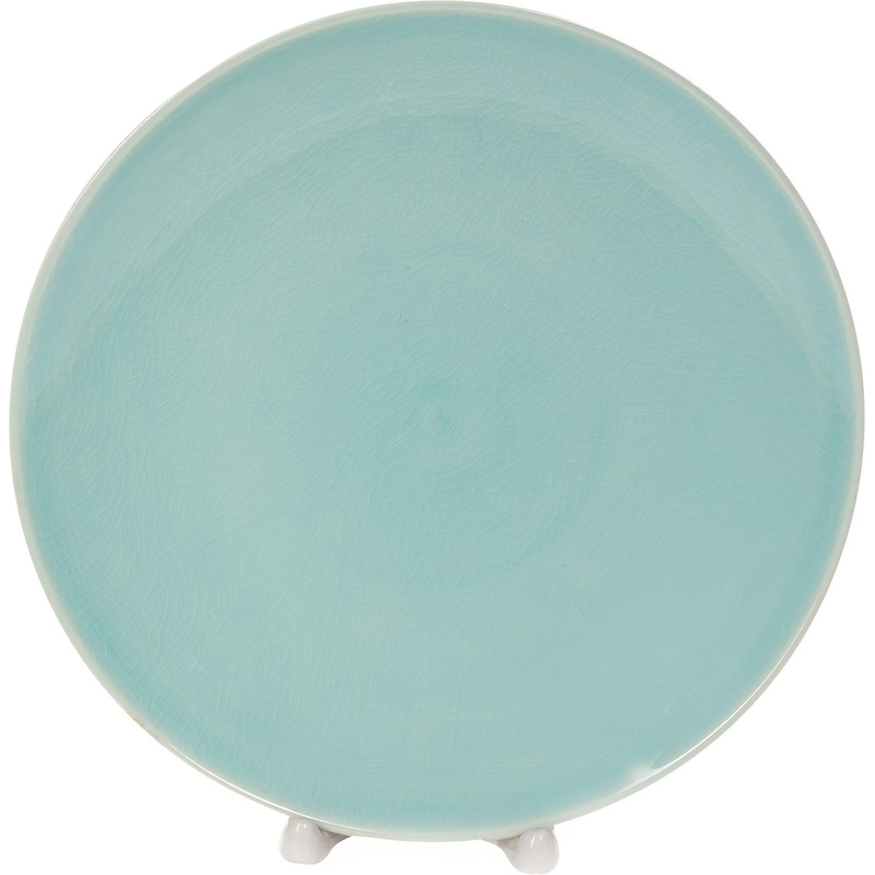 Изображение товара Тарелка десертная Samold Ishtar фарфор 21 см голубая/белая (4 штуки в упаковке)