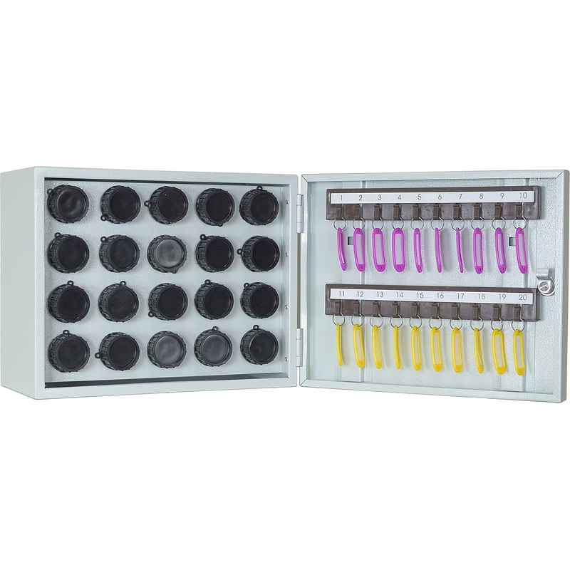 Изображение товара Ключница Меткон Мн КЛ-20П на 20 ключей (350х180х270 мм)