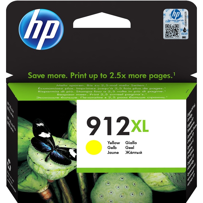 Изображение товара Картридж струйный HP 912XL 3YL83AE жёлтый оригинальный