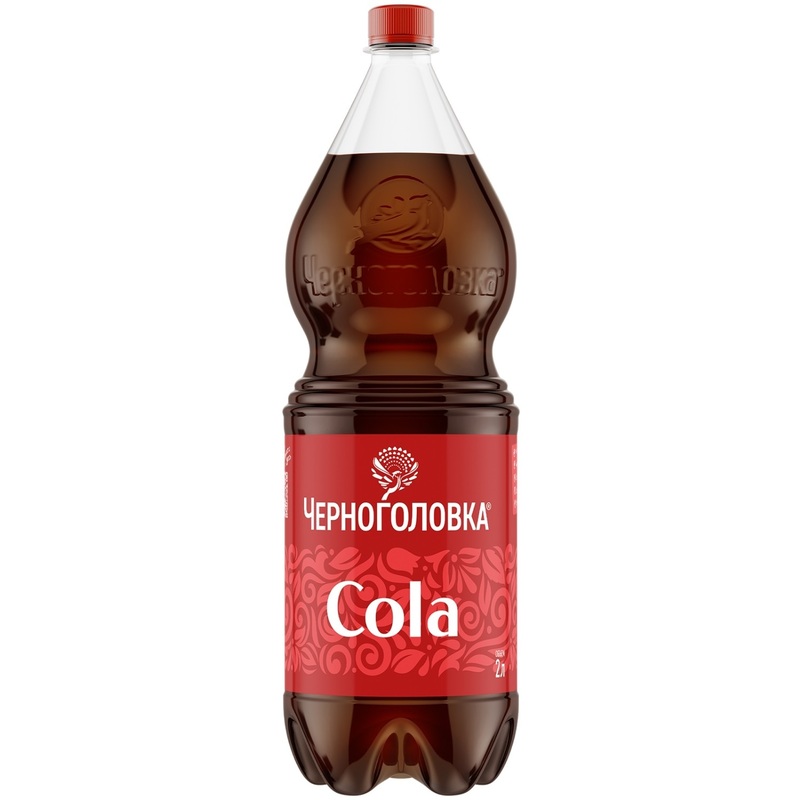 Изображение товара Газированный напиток Черноголовка Cola 2 литра классический вкус насыщенный состав