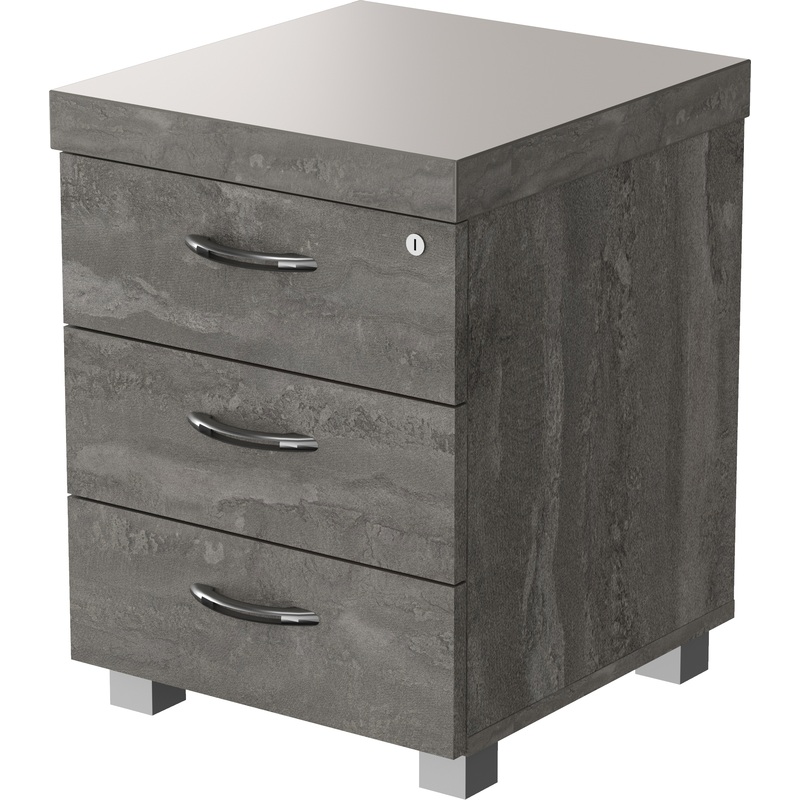 Изображение товара Тумба приставная Комус Мебель Easy Director с центральным замком 442х462х590 мм