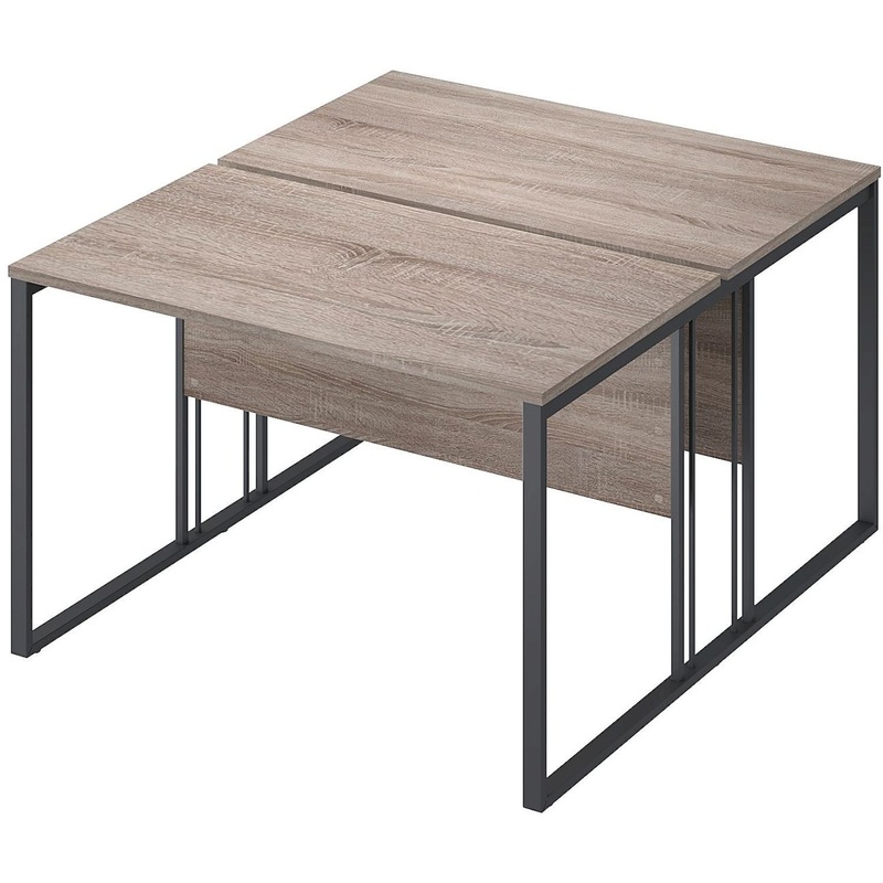Изображение товара Рабочая станция K-Loft 241S017 (дуб сонома тёмный/чёрный, 1180х1370х752 мм)