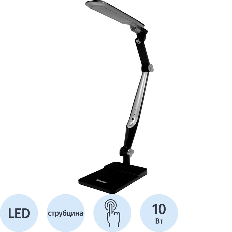 Изображение товара Настольный светильник Camelion KD-831 C02 черный с регулируемым светом