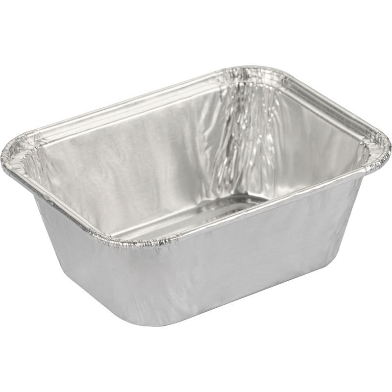 Изображение товара Алюминиевая прямоугольная форма для запекания и хранения 114х89х42 мм, 250 мл