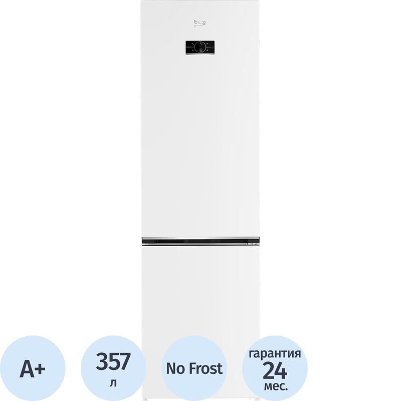 Изображение товара Холодильник двухкамерный Beko B3RCNK402HW белый Изображение товара Холодильник двухкамерный Beko B3RCNK402HW белый