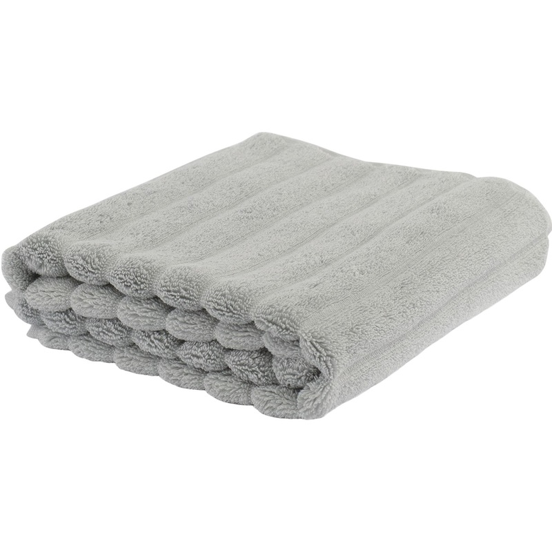 Изображение товара Махровое полотенце Essential 50х90 см 623 г/кв.м серое для дома и подарков