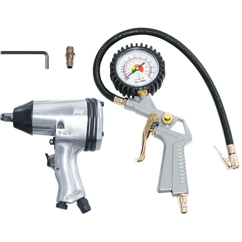 Изображение товара Набор пневмоинструмента Fubag 2 предмета пневмогайковёрт и пневмопистолет