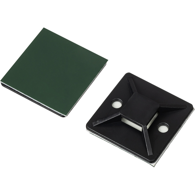 Изображение товара Площадка для стяжки BigTech черная 20 штук в упаковке