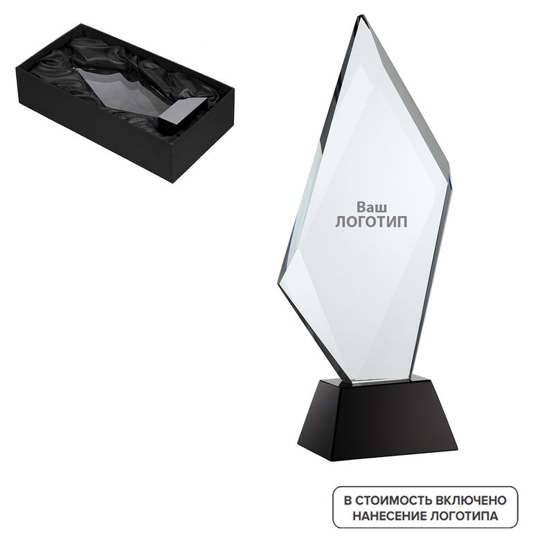 Изображение товара Стела Polygon стекло для наград и персонализации 12 шт премиум класс