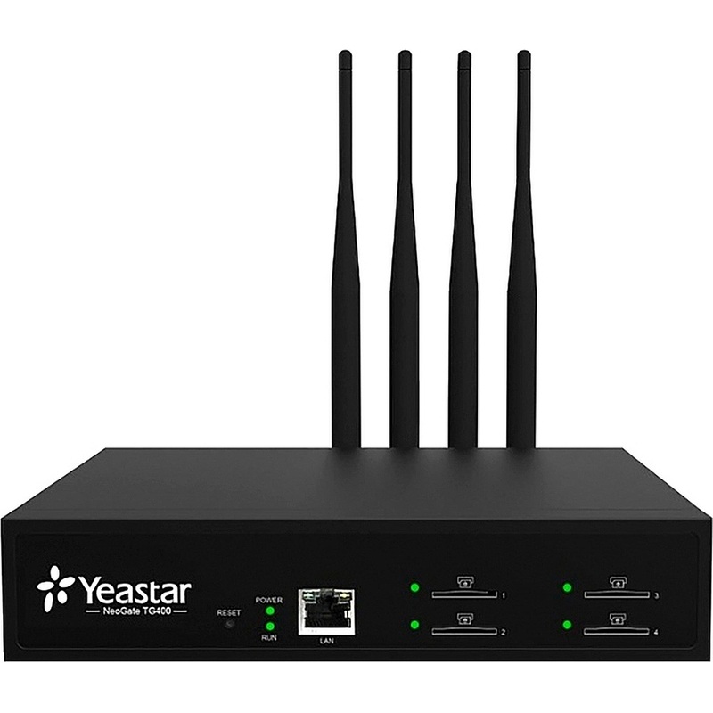 Изображение товара Шлюз VoIP-GSM Yeastar TG400 для бизнеса