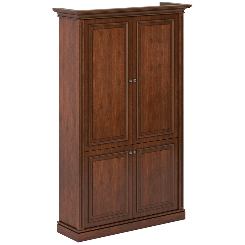 Изображение товара Шкаф комбинированный Inter IN-1321U американский орех 1334x422x2100 мм